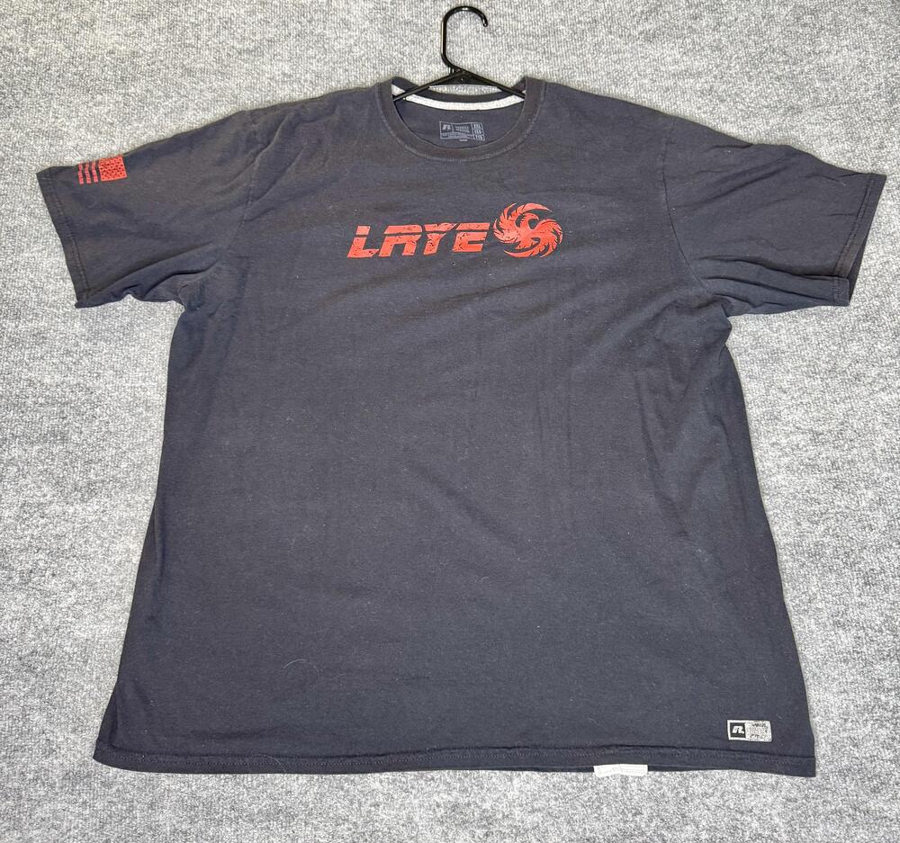 325 Still Alive POB Tyndall Russell Athletic Shirt Mens 2XL Black Phoenix Tee